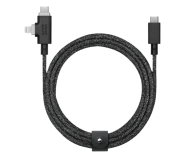 NATIVE UNION Belt Cable Duo Pro 240W USB-C – Lightning/USB-C 2,4m cosmos - 1275946 - zdjęcie 1